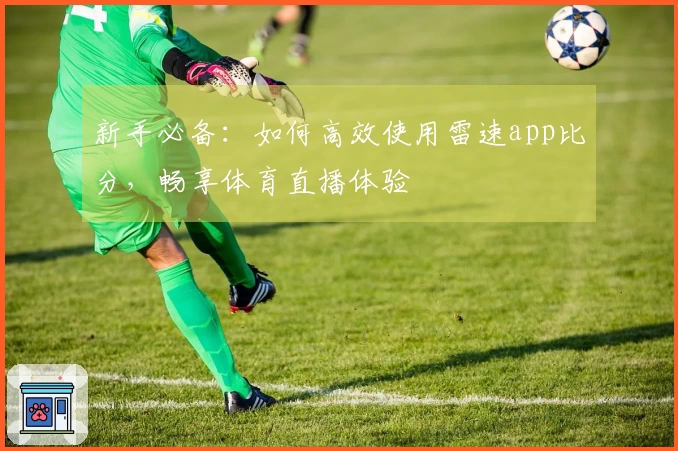 新手必备：如何高效使用雷速app比分，畅享体育直播体验